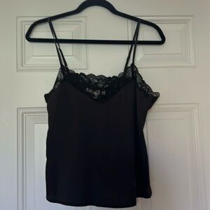 Hippie Rose black lace slip tank